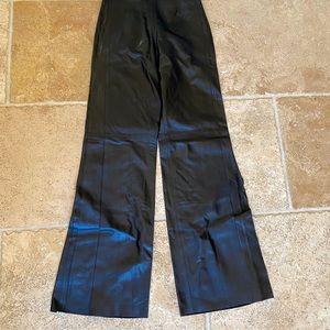 Valentino Leather Pants; Size 8; Black